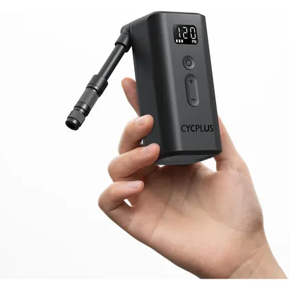 CYCPLUS A4 Mini - Bomba eléctrica para bicicleta con manguera giratoria