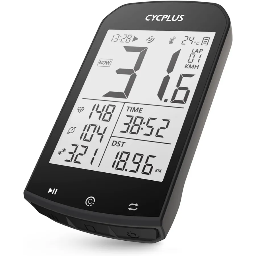 CYCPLUS M1 - Ciclocomputador GPS con pantalla de 2,9 pulgadas y ANT+